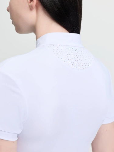 LeMieux Young Rider Brilliance Livvy Short Sleeve Show Shirt White| Online For Equine
