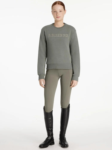 LeMieux Young Rider Carmen Crew Sweat Rosemary| Online For Equine