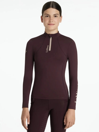 LeMieux Young Rider Classique Base Layer Damson