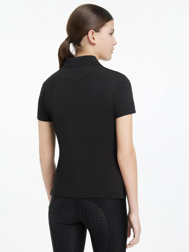 LeMieux Young Rider Classique Polo Shirt Black| Online For Equine