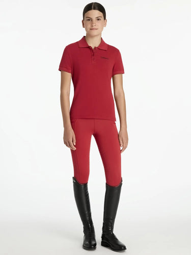 LeMieux Young Rider Classique Polo Shirt Chilli| Online For Equine