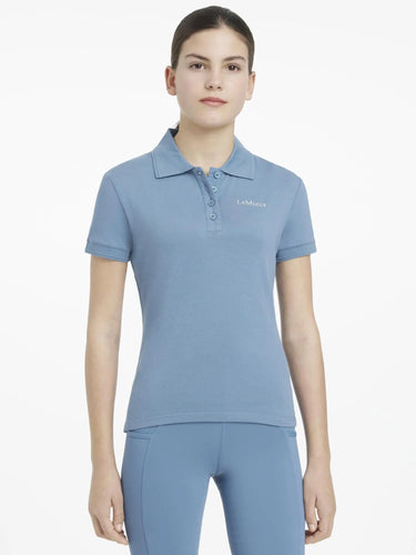 LeMieux Young Rider Classique Polo Shirt Ice Blue| Online For Equine