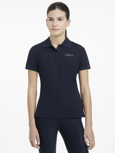 LeMieux Young Rider Classique Polo Shirt Navy| Online For Equine
