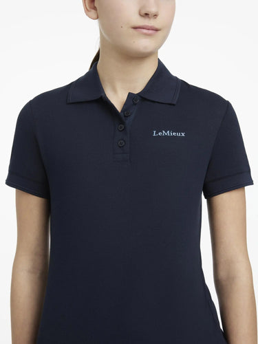 LeMieux Young Rider Classique Polo Shirt Navy| Online For Equine