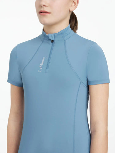 LeMieux Young Rider Classique Short Sleeve Base Layer Ice Blue| Online For Equine