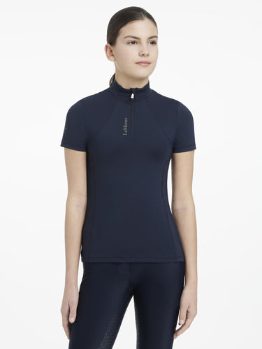 LeMieux Young Rider Classique Short Sleeve Base Layer Navy| Online For Equine