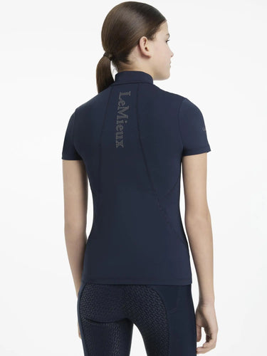 LeMieux Young Rider Classique Short Sleeve Base Layer Navy| Online For Equine