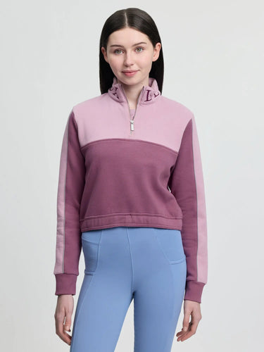 LeMieux Young Rider Cropped Kate Quarter Zip Mallow| Online For Equine