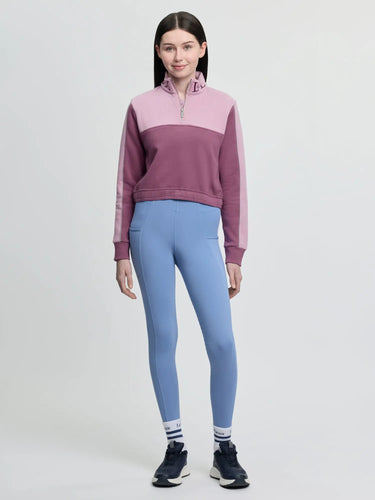LeMieux Young Rider Cropped Kate Quarter Zip Mallow| Online For Equine