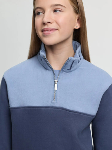 LeMieux Young Rider Cropped Kate Quarter Zip Shadow| Online For Equine
