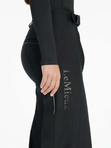 Buy LeMieux Young Rider Drytex Stormwear Waterproof Chaps Black | Online for Equine