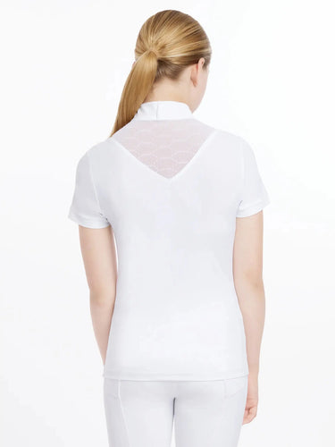LeMieux Young Rider Eva Short Sleeve Show Shirt White| Online For Equine