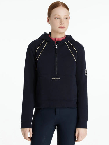 LeMieux Young Rider Hettie Half Zip Hoodie Navy| Online For Equine