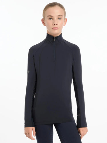 Buy LeMieux Young Rider Hope Sunstopper Lightweight Base Layer Navy | Online for Equine