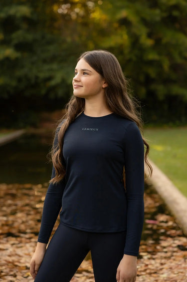 LeMieux Young Rider Hybrid Sports Top Navy| Online For Equine