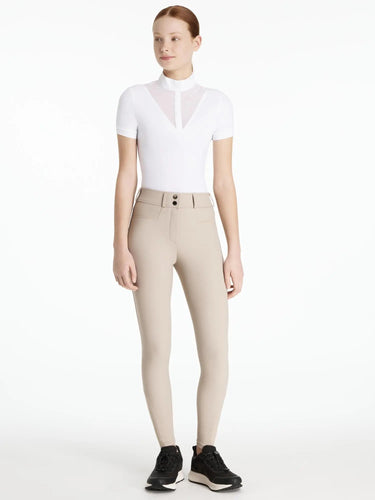 LeMieux Young Rider Izzy Knee Grip Breeches Almond| Online For Equine