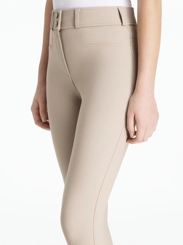LeMieux Young Rider Izzy Knee Grip Breeches Almond| Online For Equine