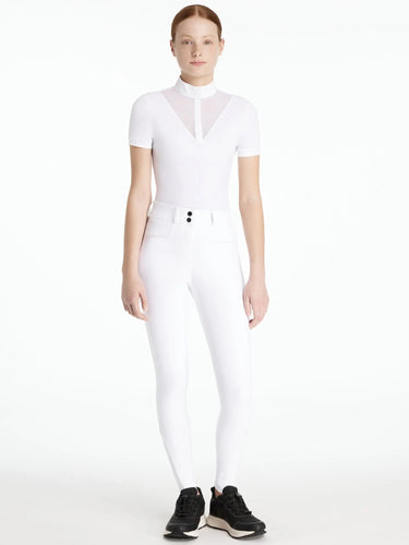 LeMieux Young Rider Izzy Knee Grip Breeches White| Online For Equine