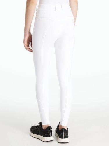 LeMieux Young Rider Izzy Knee Grip Breeches White| Online For Equine