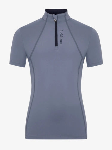 Buy LeMieux Young Rider Jay Blue Short Sleeve Base Layer - 7-8 Years| Online for Equine