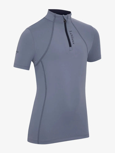 Buy LeMieux Young Rider Jay Blue Short Sleeve Base Layer - 7-8 Years| Online for Equine