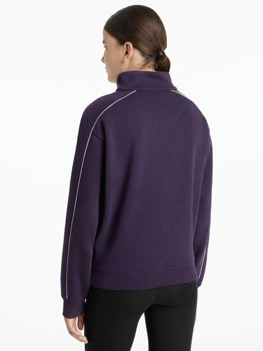 LeMieux Young Rider Kate Quarter Zip Sweat Juniper/Lilac| Online For Equine