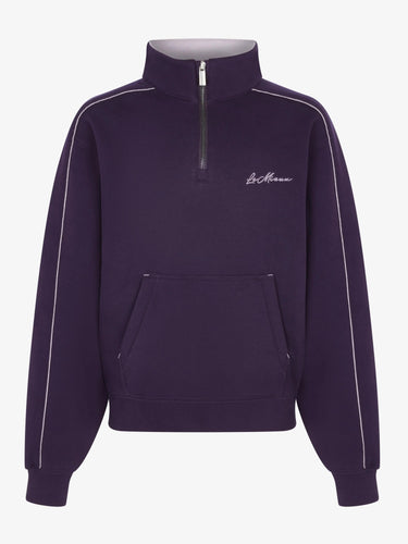 LeMieux Young Rider Kate Quarter Zip Sweat Juniper/Lilac