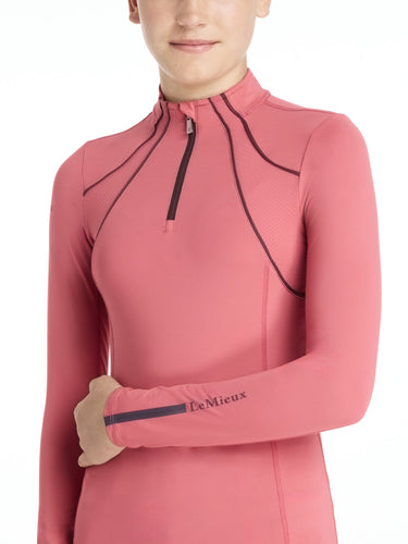 LeMieux Young Rider Mia Mesh Base Layer Cranberry| Online For Equine