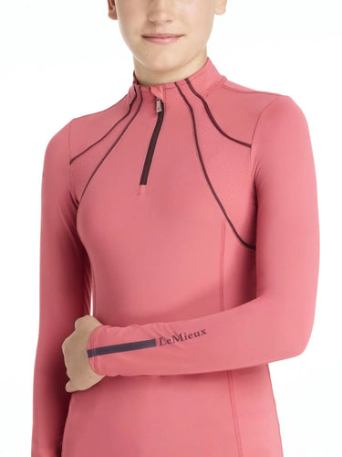 LeMieux Young Rider Mia Mesh Base Layer Cranberry| Online For Equine