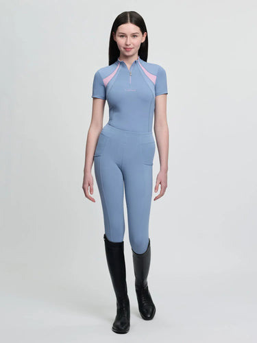 LeMieux Young Rider Mia Mesh Base Layer Powder Blue| Online For Equine