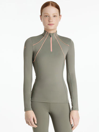 LeMieux Young Rider Mia Mesh Base Layer Rosemary
