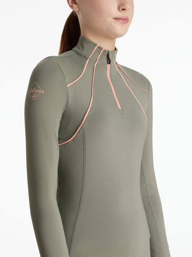 LeMieux Young Rider Mia Mesh Base Layer Rosemary