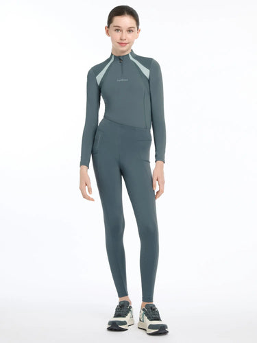 Buy LeMieux Young Rider Orla Petrol Pull On Breeches | Online for Equine