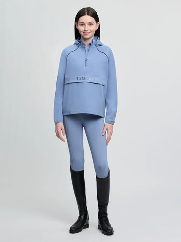 LeMieux Young Rider Paige Quarter Zip Waterproof Jacket Powder Blue| Online For Equine
