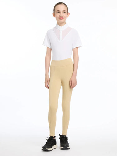 LeMieux Young Rider Pull On Breeches Beige| Online For Equine