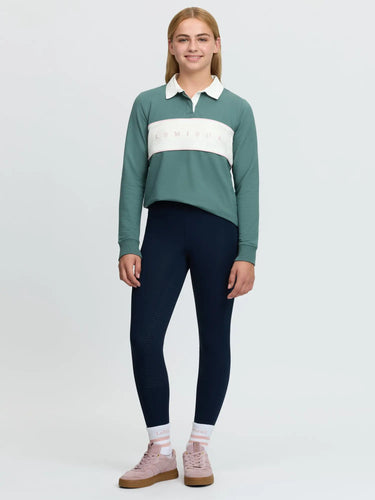 LeMieux Young Rider Riley Rugby Shirt Aloe| Online For Equine