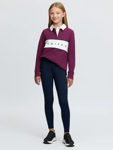 LeMieux Young Rider Riley Rugby Shirt Blackberry| Online For Equine