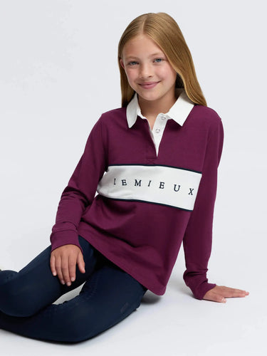 LeMieux Young Rider Riley Rugby Shirt Blackberry| Online For Equine