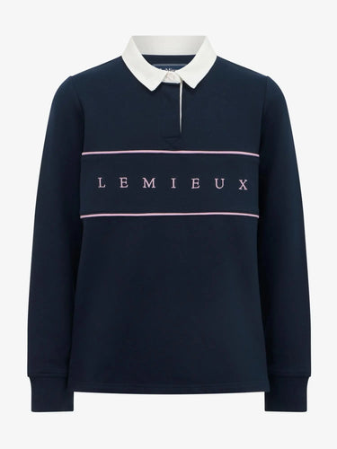 LeMieux Young Rider Riley Rugby Shirt Navy| Online For Equine