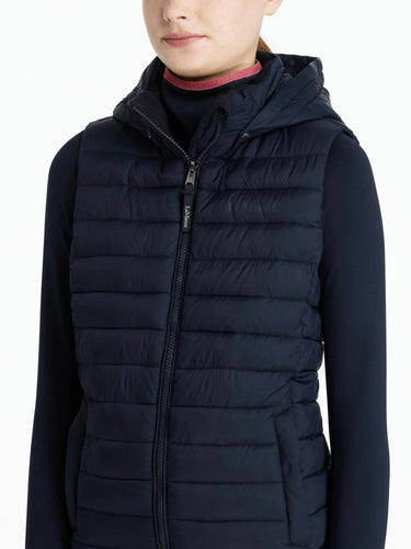 LeMieux Young Rider Ruby Puffer Gilet Navy| Online For Equine