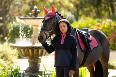 LeMieux Young Rider Tammy Teddy Fleece Navy