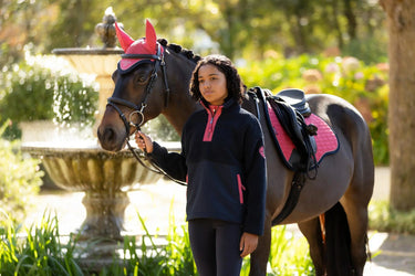 LeMieux Young Rider Tammy Teddy Fleece Navy