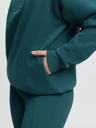 LeMieux Young Rider Vianne Quarter Zip Jungle| Online For Equine