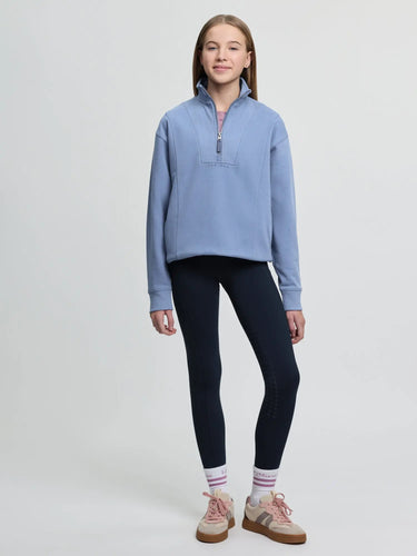 LeMieux Young Rider Vianne Quarter Zip Powder Blue| Online For Equine