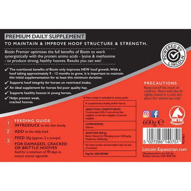 Lincoln Biotin Premier| Online For Equine