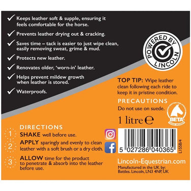 Lincoln Classic Leather Dressing| Online For Equine