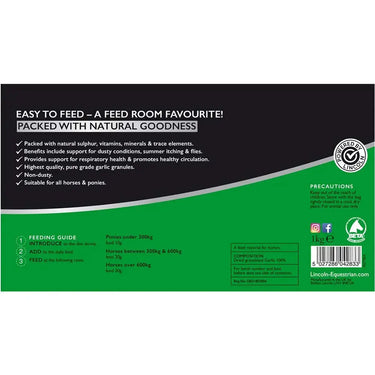 Lincoln Garlic Granules Refill Pack| Online For Equine
