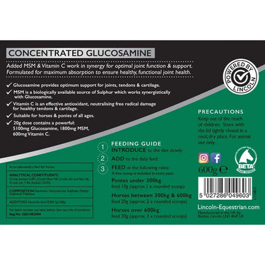 Lincoln Glucosamine Premier Concentrate| Online For Equine