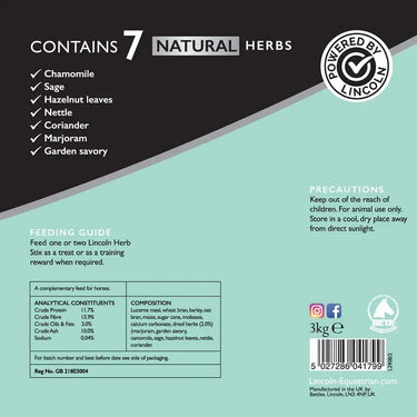 Lincoln Herb Stix| Online For Equine