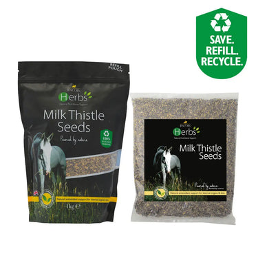 Lincoln Herbs Milk Thistle Seeds Refill Pouch| Online For Equine